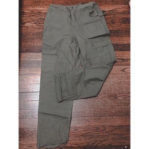 Olive Green Cargo Pants